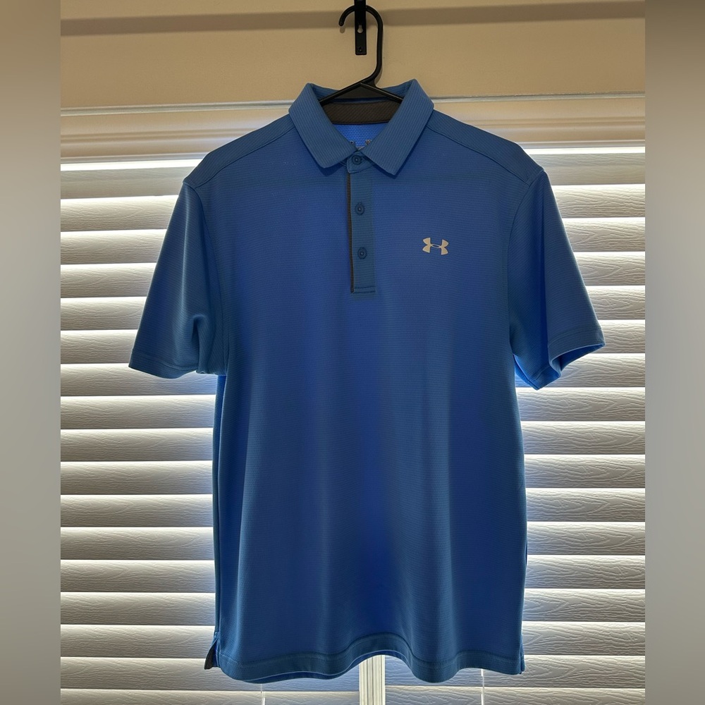Men’s Under Armour Polo - Size Medium BLUE